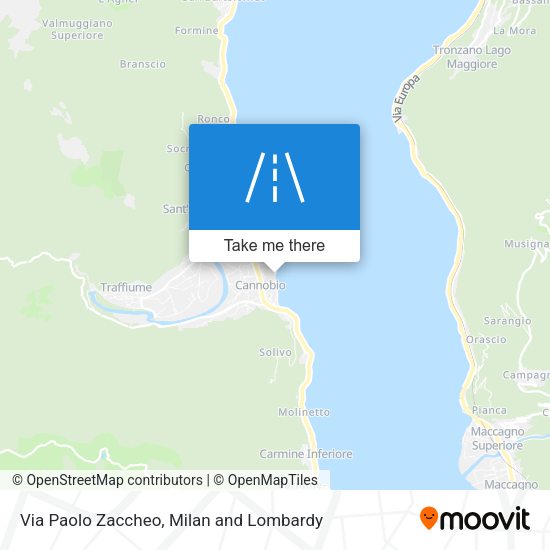 Via Paolo Zaccheo map