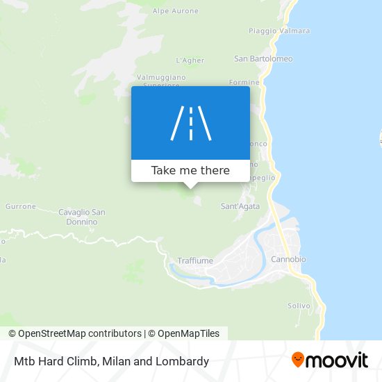 Mtb Hard Climb map