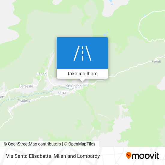 Via Santa Elisabetta map