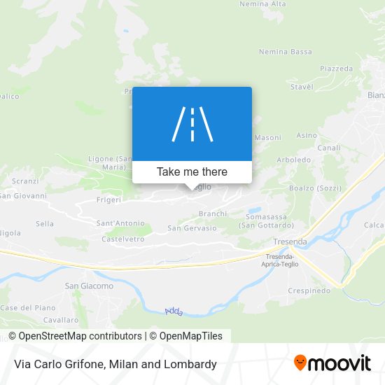 Via Carlo Grifone map