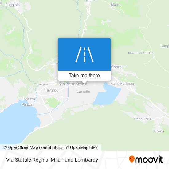 Via Statale Regina map