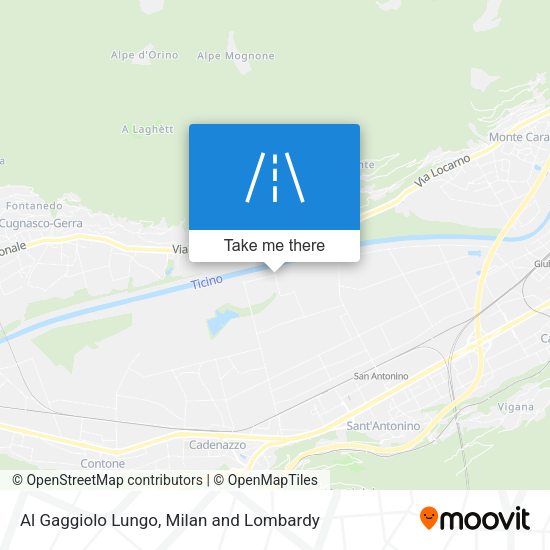 Al Gaggiolo Lungo map