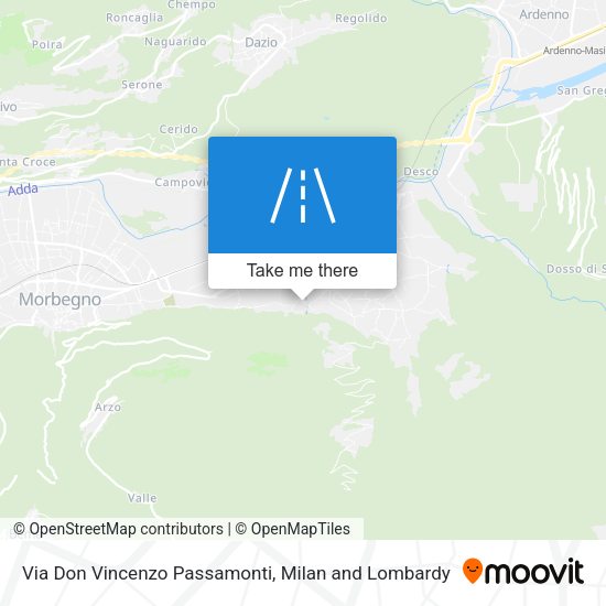 Via Don Vincenzo Passamonti map
