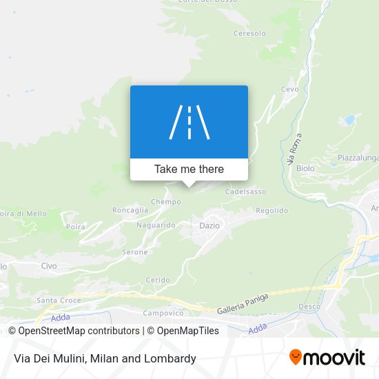 Via Dei Mulini map