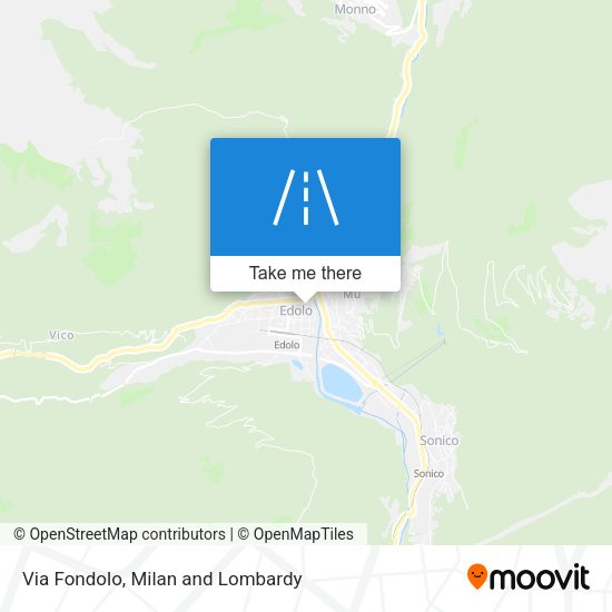 Via Fondolo map