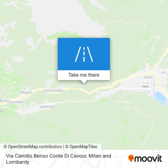 Via Camillo Benso Conte Di Cavour map