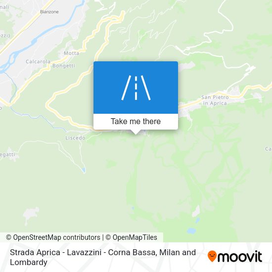 Strada Aprica - Lavazzini - Corna Bassa map