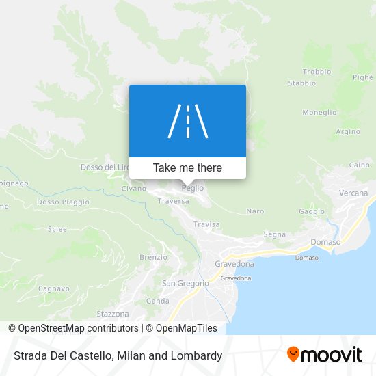 Strada Del Castello map