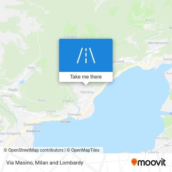 Via Masino map
