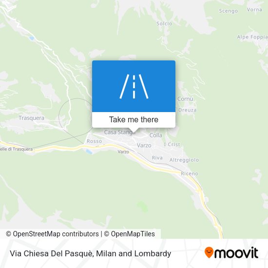 Via Chiesa Del Pasquè map