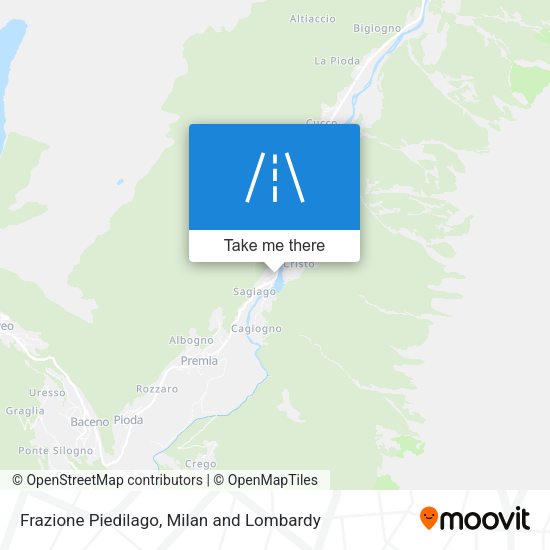 Frazione Piedilago map