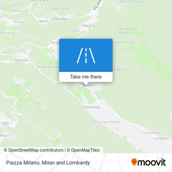 Piazza Milano map