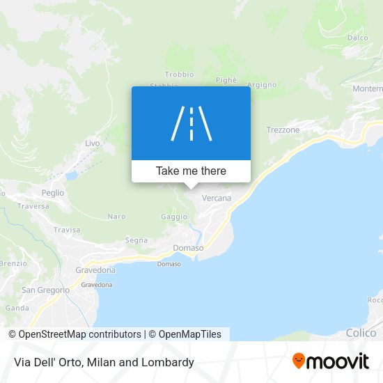 Via Dell' Orto map