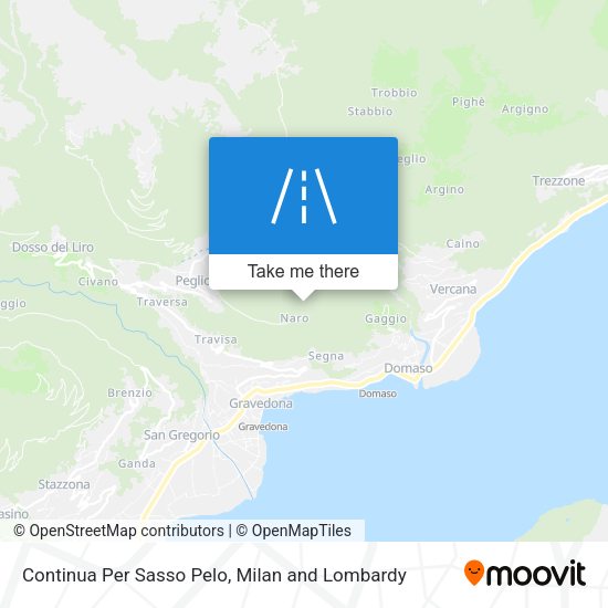 Continua Per Sasso Pelo map