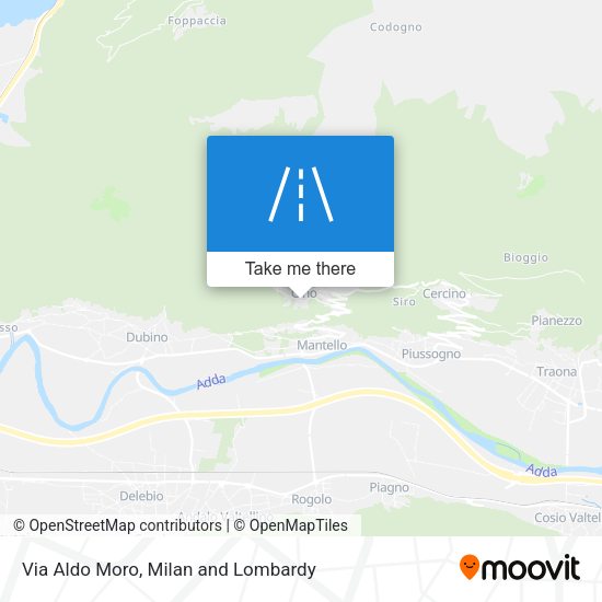 Via Aldo Moro map