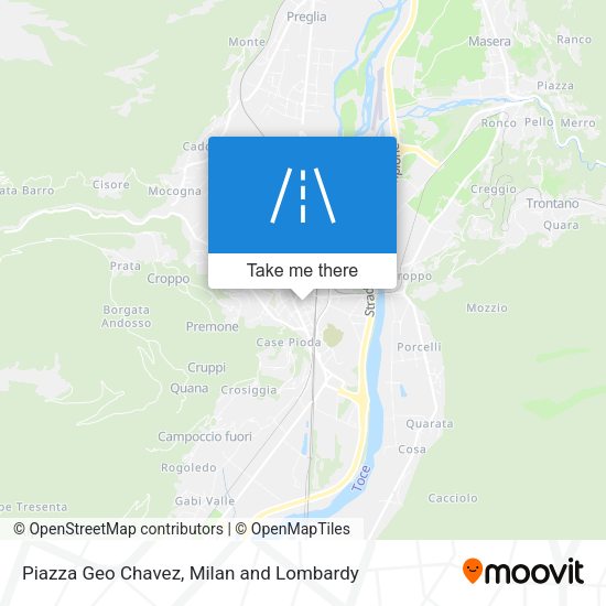 Piazza Geo Chavez map