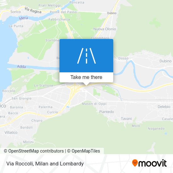Via Roccoli map