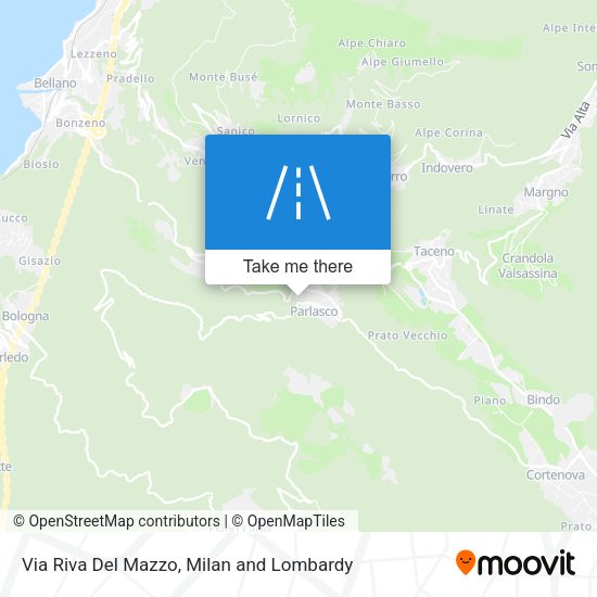 Via Riva Del Mazzo map