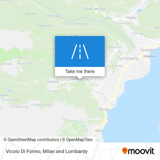 Vicolo Di Forino map