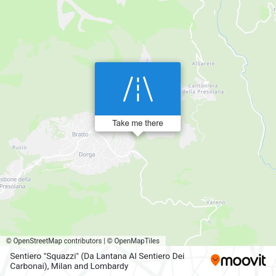 Sentiero "Squazzi" (Da Lantana Al Sentiero Dei Carbonai) map