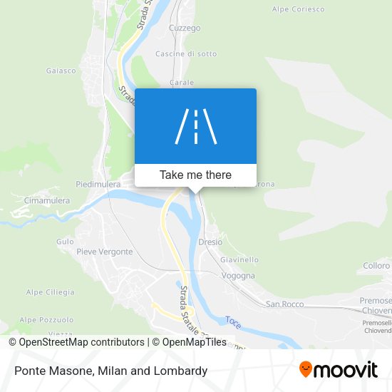 Ponte Masone map
