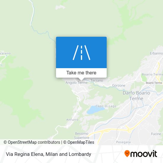 Via Regina Elena map