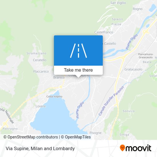 Via Supine map