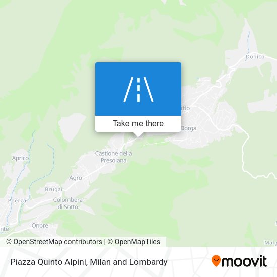 Piazza Quinto Alpini map