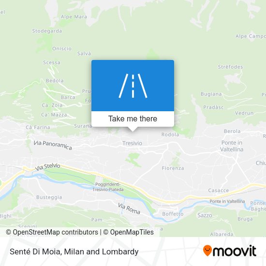 Senté Di Moia map