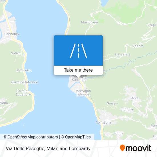 Via Delle Reseghe map