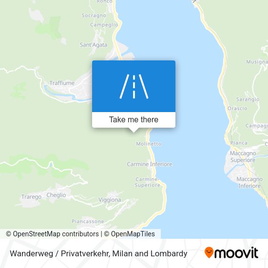 Wanderweg / Privatverkehr map