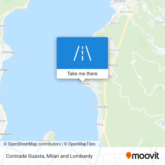 Contrada Guasta map