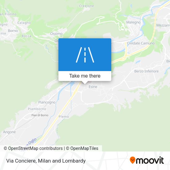 Via Conciere map