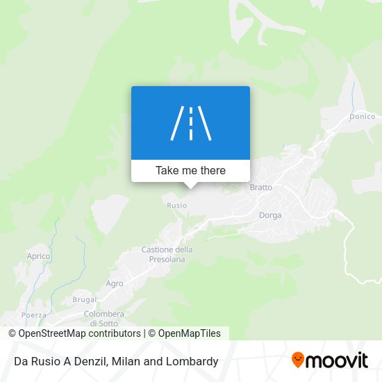 Da Rusio A Denzil map
