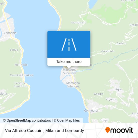 Via Alfredo Cuccuini map