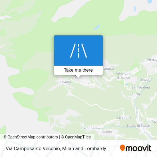 Via Camposanto Vecchio map