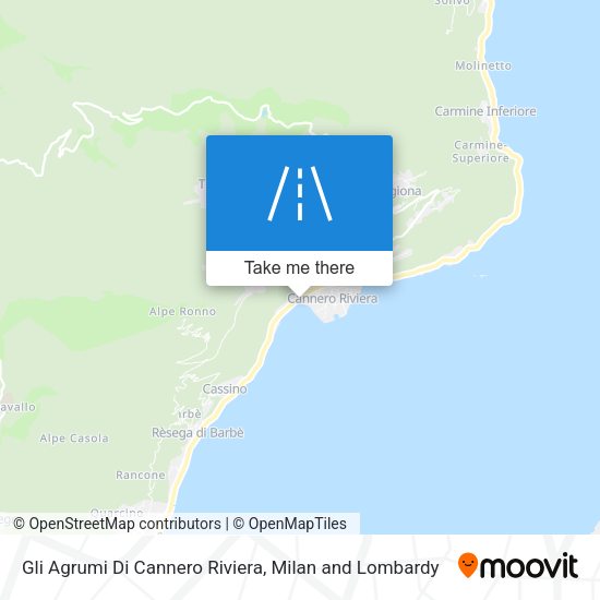 Gli Agrumi Di Cannero Riviera map
