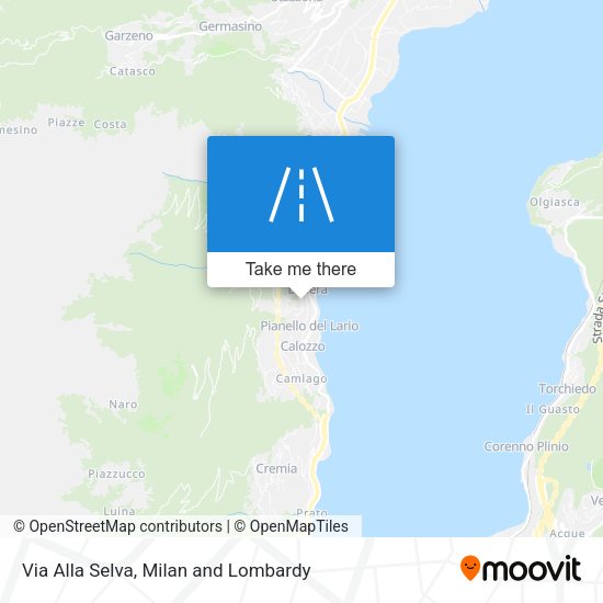 Via Alla Selva map