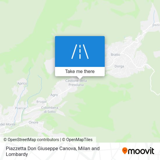 Piazzetta Don Giuseppe Canova map