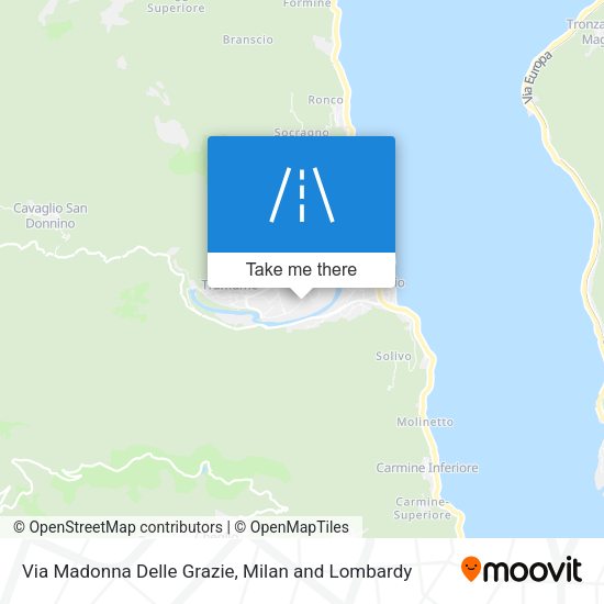 Via Madonna Delle Grazie map