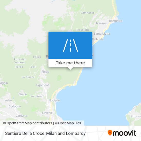 Sentiero Della Croce map