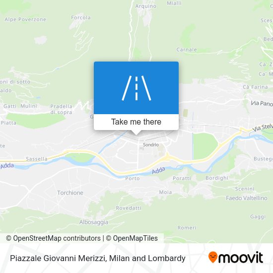 Piazzale Giovanni Merizzi map