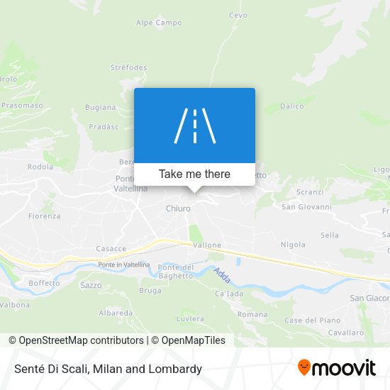 Senté Di Scali map