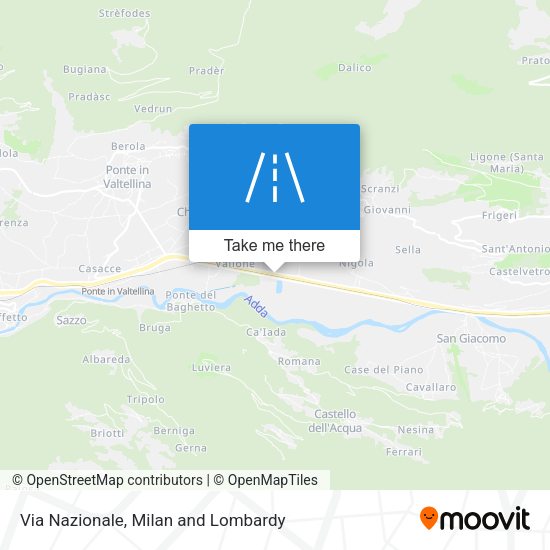 Via Nazionale map