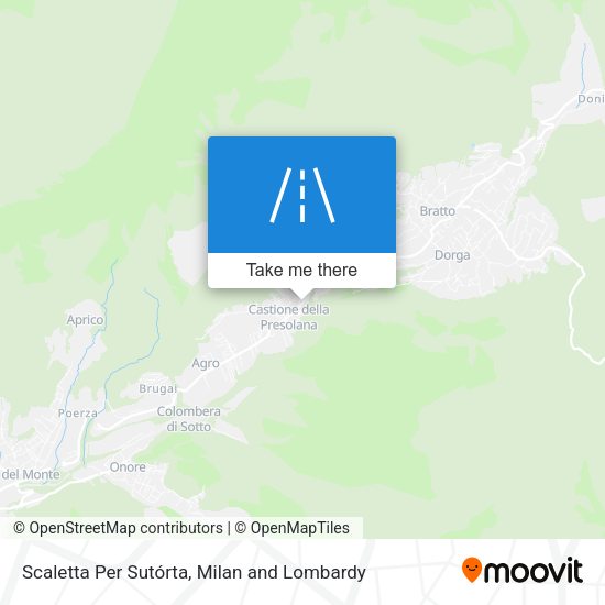Scaletta Per Sutórta map