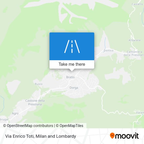 Via Enrico Toti map