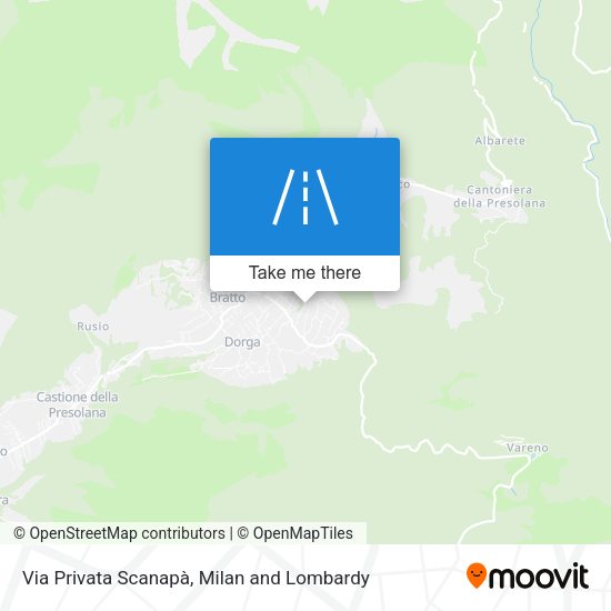 Via Privata Scanapà map