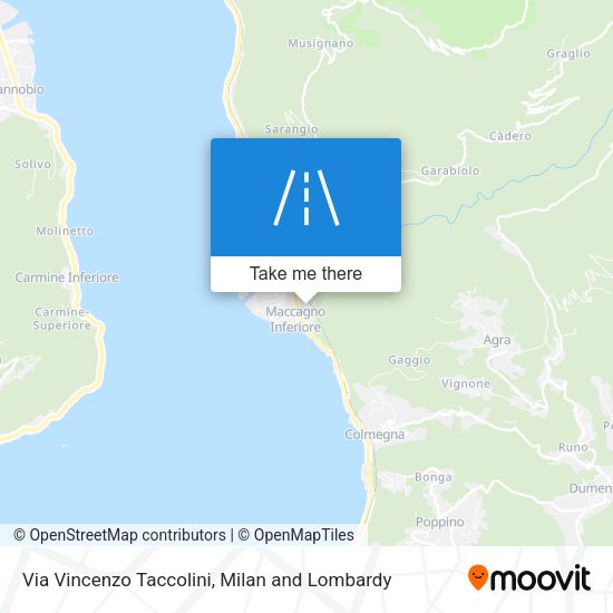 Via Vincenzo Taccolini map