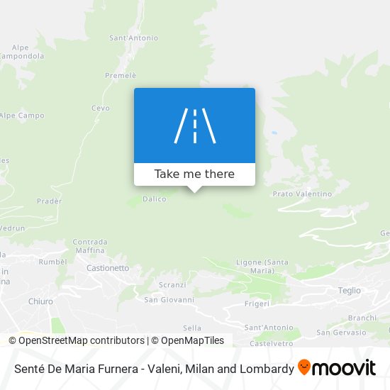 Senté De Maria Furnera - Valeni map