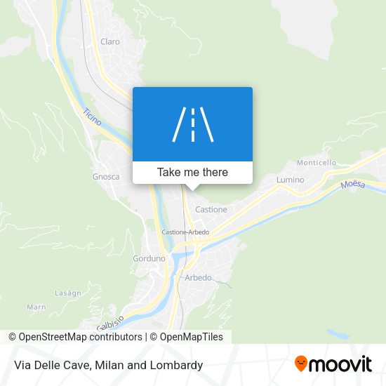 Via Delle Cave map